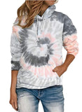 Lockerer Batik-Hoodie