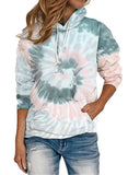 Lockerer Batik-Hoodie