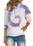 Lockerer Batik-Hoodie