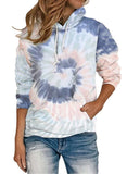 Lockerer Batik-Hoodie