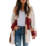 Mittlere Länge Pullover Mantel