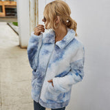Lässige Plüschjacke