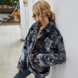 Lässige Plüschjacke