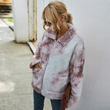 Lässige Plüschjacke