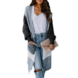 Lässiger Langarm Pullover Mantel