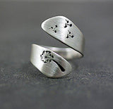 Silber Retro Legierung Ringe