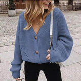 V-Hals-StrickCardigan
