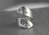 Silber Retro Legierung Ringe