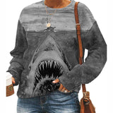 Lange Ärmel Bedruckte Sweatershirt