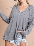 Wollgemisch Langarm Normal Sweatshirt
