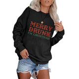 Alphabet Drucken Lange Ärmel Sweater