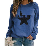 Drucken Freizeit Lange Ärmel Sweatshirt