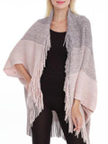 Quaste Schal Pullover Mantel