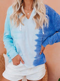 Lockerer Batik-Hoodie