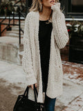Lässiger Cardigan Pullover Mantel