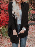 Fledermausärmeln Pullover Mantel