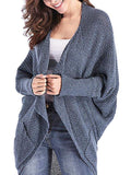 Fledermausärmeln Pullover Mantel