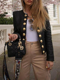 Lange Ärmel Single Breast Jacket