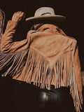 Tassel Lange Ärmel Embroidered Jacket