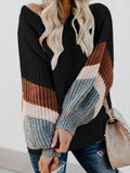 V Ausschnitt Pullover Leicht Warm Einfach Gelb