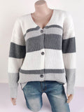 V usschnitt Minimalist Cardigan