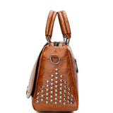 Ledertasche Elegant Retro Metallic Für Arbeit und Reisen