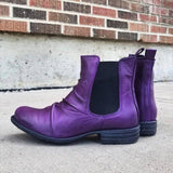 Kunstleder Strand Niedrig Stiefelette