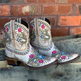 Wie die Abbildung zeigt Blumenstickerei Täglich Winter Stiefelette