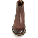 Täglich Reißverschluss Flach Kunstleder Stiefelette