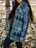 Gemusterte Jacke mit Langarm