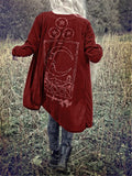 Gemusterte Jacke mit Langarm