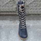 Flache Stiefelette für Alle Jahreszeiten