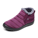 Damen Schneestiefel aus Pelz