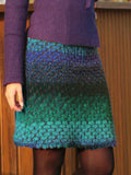 Patchwork Lässiger Rock mit Farbblock Großen Größen