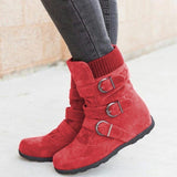 Rutschfeste Stiefel mit tiefem Fersenstrick