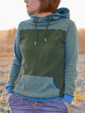 Retro Geometrisches Sweatshirt