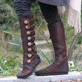 Damen Retro Stiefel Große Größen