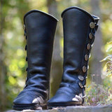 Damen Retro Stiefel Große Größen