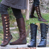 Damen Retro Stiefel Große Größen