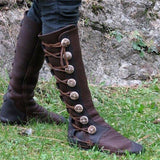 Damen Retro Stiefel Große Größen