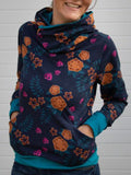 Print Lässige Sweatshirts mit Rollkragen