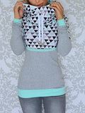 Print Langarm Sweatshirts