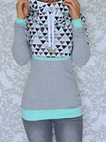 Print Langarm Sweatshirts