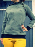Print Lässiges Sweatshirt