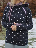 Polka Dots Kapuzenpullover