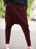 Einfarbige Freizeithose mit Taschen