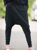 Einfarbige Freizeithose mit Taschen