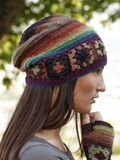 Lässige Gestrickte Hüte mit Farbblock