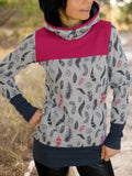Langarm Lässiger Sweatshirt mit Print