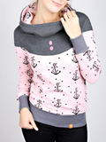 Print Langarm Lässiges Sweatshirt